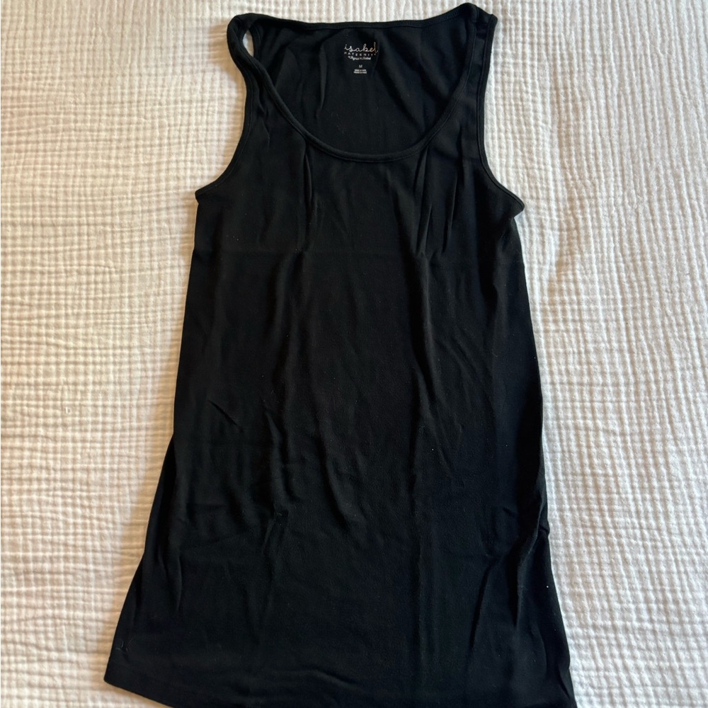 Isabel Maternity by Ingrid & Isabel Black Tank Top